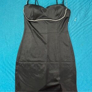 Inspired Hearts Black Satin Top